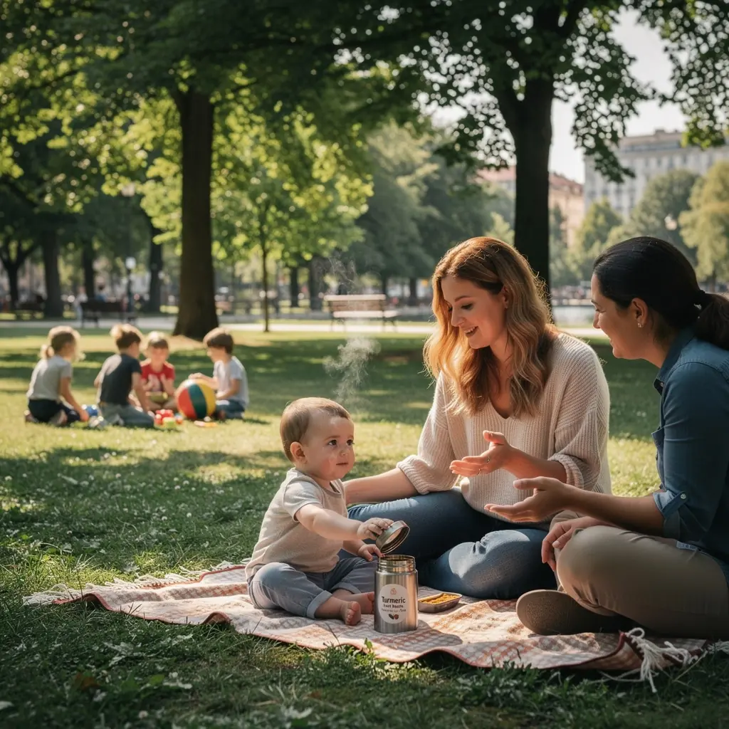 Cimet i kurkuma u zdjeli, pripremljeni za čaj.