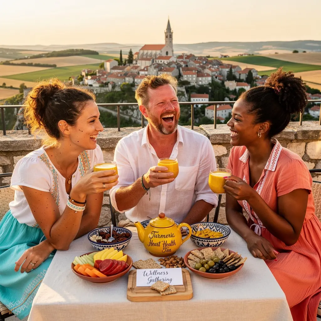 Zeleni listovi kurkume s cvjetovima u prirodnom okruženju